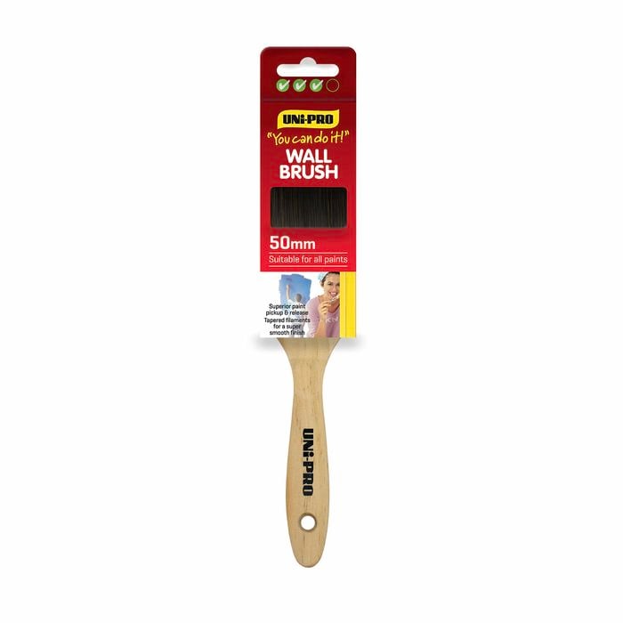 UNi-PRO 50mm You Can Do It Synthetic Wall Paint Brush