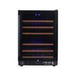 Smart 154L Black Dual Zone Undercounter Wine Fridge