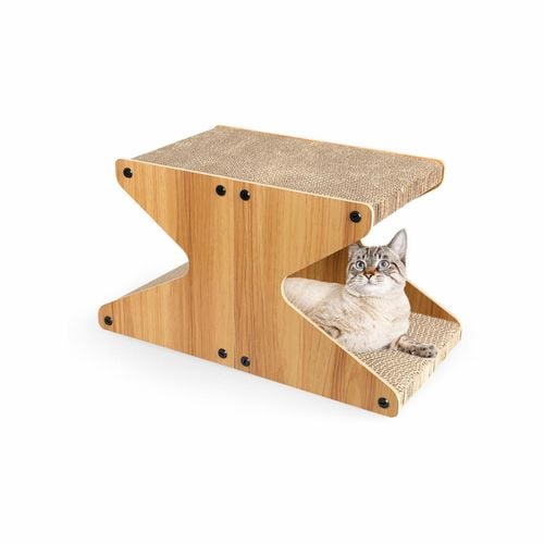 PaWz Cat Scratching Scratcher Board Cat Tree Pad Lounge Toy Corrugated Cardboard Bunnings Australia