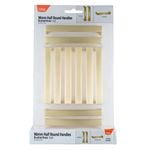 Taskmaster 96mm Brushed Brass 1/2 Round Handle - 10 Pack