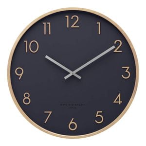 One Six Eight London Scarlett Navy 35cm Silent Wall Clock