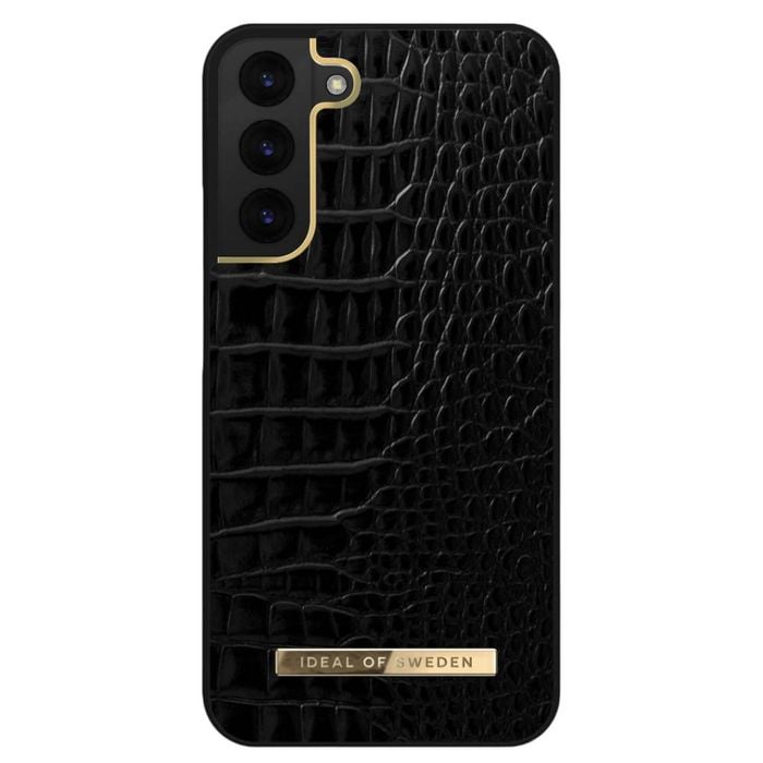 Ideal Of Sweden Atelier Wallet Case (suits Galaxy S22 Plus) - Neo Noir Croco