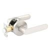 Ikonic Brushed Nickel Sira Privacy Lever Set
