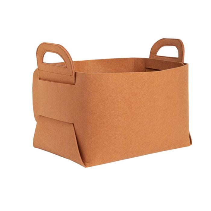 SOGA Large Coffee Felt Storage Bag