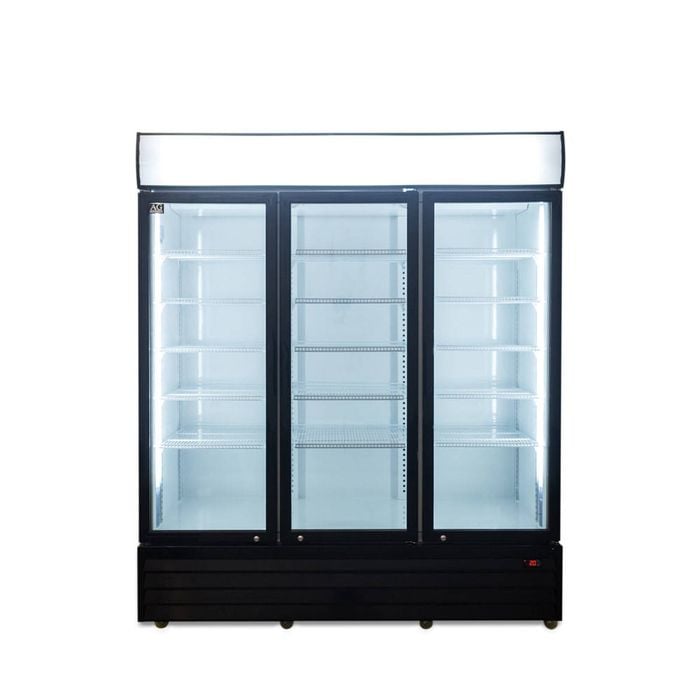 Ag Equipment 1500l Triple Glass Door Upright Display Fridge Cu1500tng
