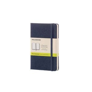 Moleskine Classic Hardcover Writing Pocket Notebook/journal Plain Sapphire Blue