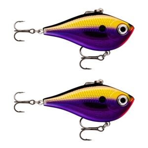 2x Rapala 5cm Rippin' Rap Lipless Sinking Vibe Fishing Lures - Bad Lipstick