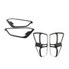 Matte Black Headlight &amp; Taillight Covers for Isuzu D-MAX 2020-2024