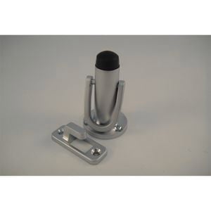 Miles Nelson Door Stop Latch Back Satin Chrome
