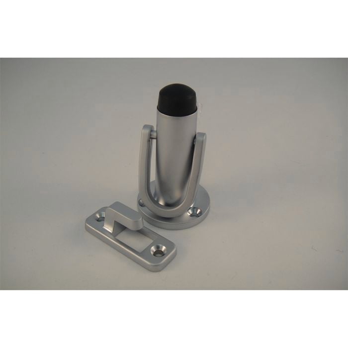 Miles Nelson Door Stop Latch Back Satin Chrome