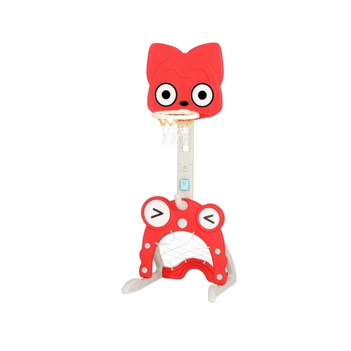 Keezi Kids Basketball Hoop Stand Sports Toys Set Red
