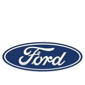 Ford Oval Logo Sticker - Ford Logo Decal - 15cm