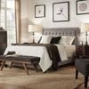 Istyle Jensen Double Bed Frame Fabric Grey