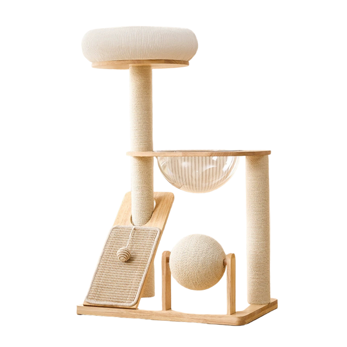3-Tier Wooden Cat Tree
