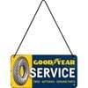 Nostalgic Art Metal 10x20cm Hanging Sign Goodyear Service