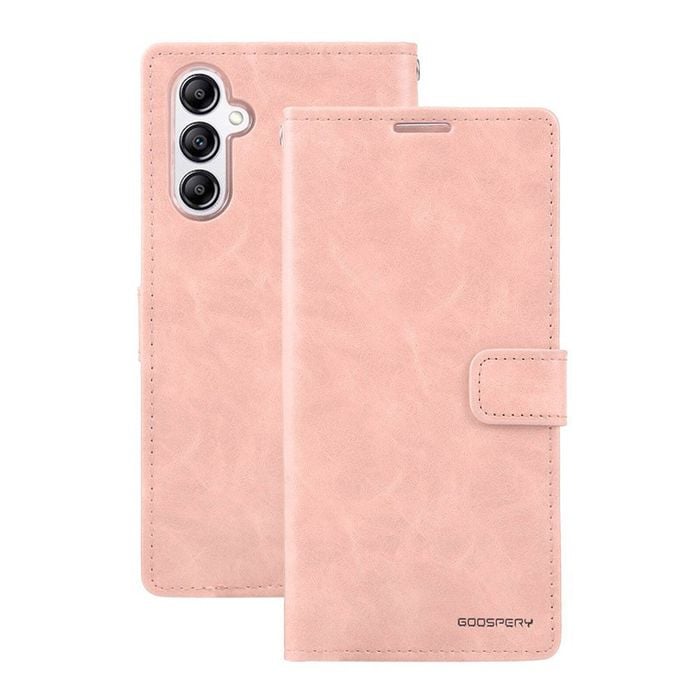 Goospery Bluemoon Diary for Samsung Galaxy A05S - Rose Gold