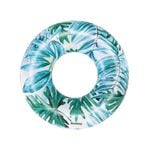H20GO! 119cm Blue Tropical Inflatable Palms Swim Ring