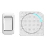 Arlec 150m Battery Operated Wireless Door Chime - White