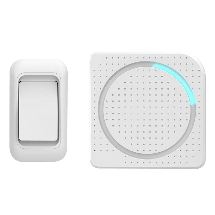 Arlec 150m Battery Operated Wireless Door Chime - White