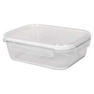 Harbour Housewares Glass Food Storage Container with Lid - 1.5 Litre