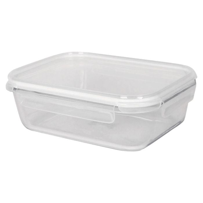 Harbour Housewares Glass Food Storage Container with Lid - 1.5 Litre