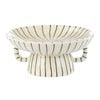 Amalfi Academy Sabi Stripe Decor Dish Small White & Black 26x26x12cm
