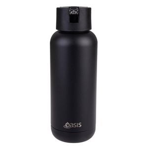 Oasis Moda Triple Wall Insulated Drink Bottle 1l - Black