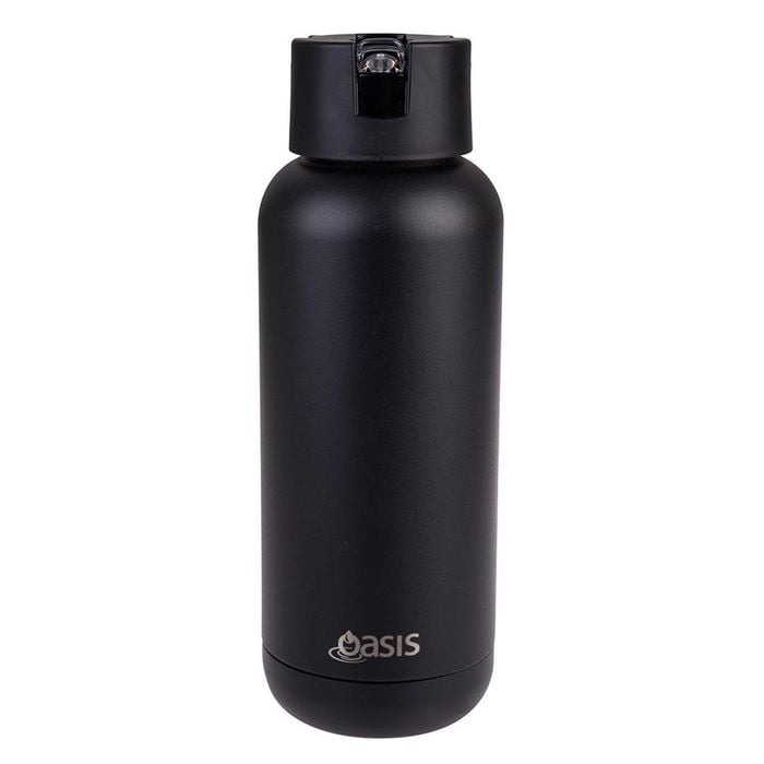 Oasis Moda Triple Wall Insulated Drink Bottle 1l - Black