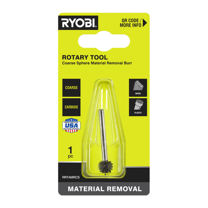 Ryobi Rotary Coarse Sphere Material Removal Burr
