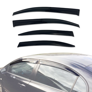 AUSGO Weather Shields for Honda Civic Sedan 8th Gen 2006-2011 Weathershields Window Visors Wind Deflectors