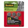 Scotch® 2.54mm Heavy Duty Felt Pads - 8 Pack