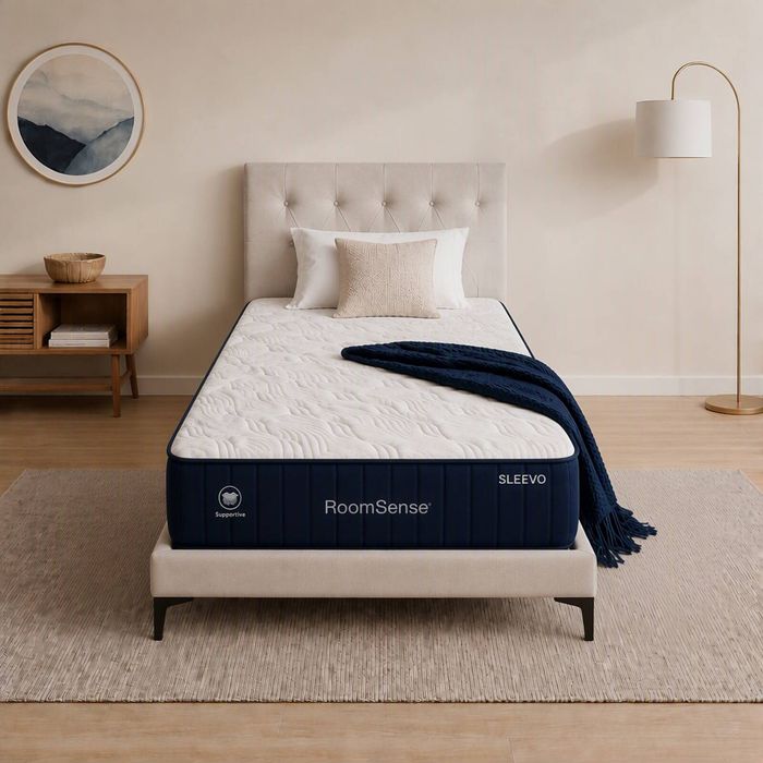 Roomsense Single Mattress, 26cm Orthopedic Firm Mattress 5 Zone Pocket Spring