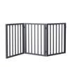 Pawz 3-Panel Wooden Foldable Pet Gate Grey