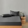 Natural Home Bamboo Fitted Sheet Set Charcoal Super King Bed