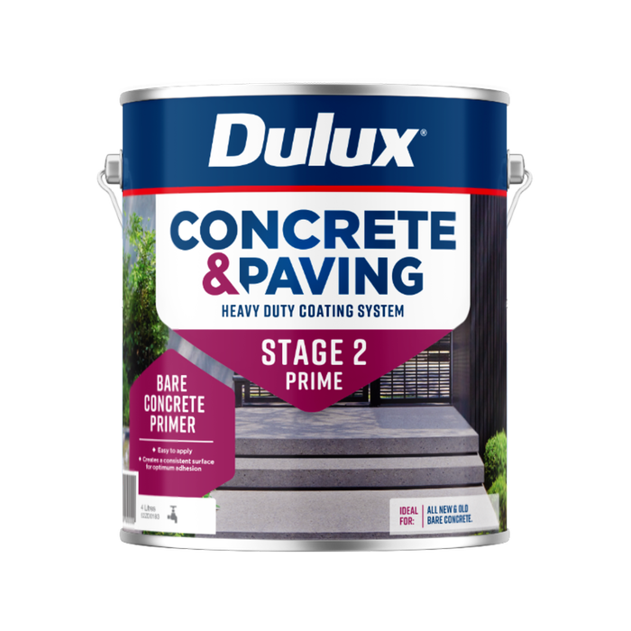 Dulux 4L Concrete & Paving Bare Concrete Primer