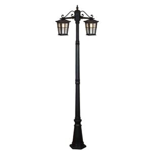 Eden Exterior Twin Head Post Light - 2100mm