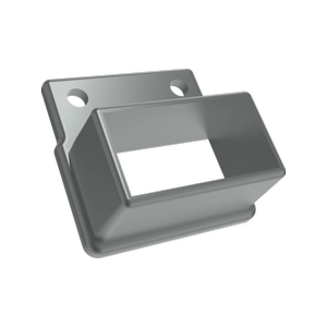 ProtectorAl 50 x 25mm Monument Aluminium Balustrade Panel Wall Brackets - 2 Pack