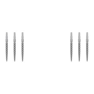 6pc Target 26mm Swiss Diamond Pro Point Replacement For Darts Sp Barrels Slv