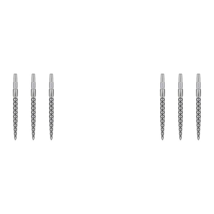 6pc Target 26mm Swiss Diamond Pro Point Replacement For Darts Sp Barrels Slv