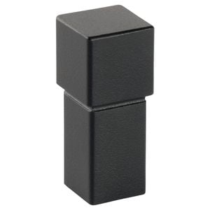 Hafele 14 x 34mm Black Anodised Cabinet Knob
