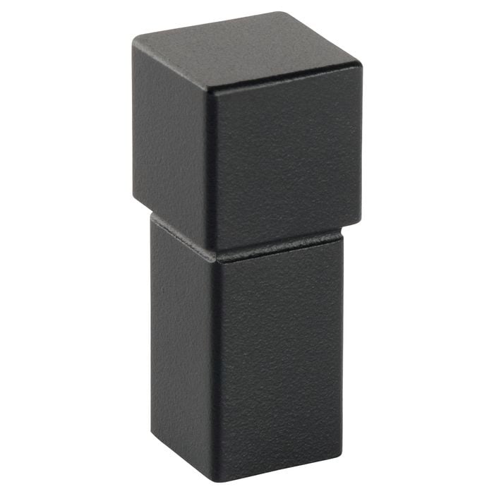 Hafele 14 x 34mm Black Anodised Cabinet Knob