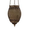 Moroccan Style Hanging Lantern Brown D11x18.5cm