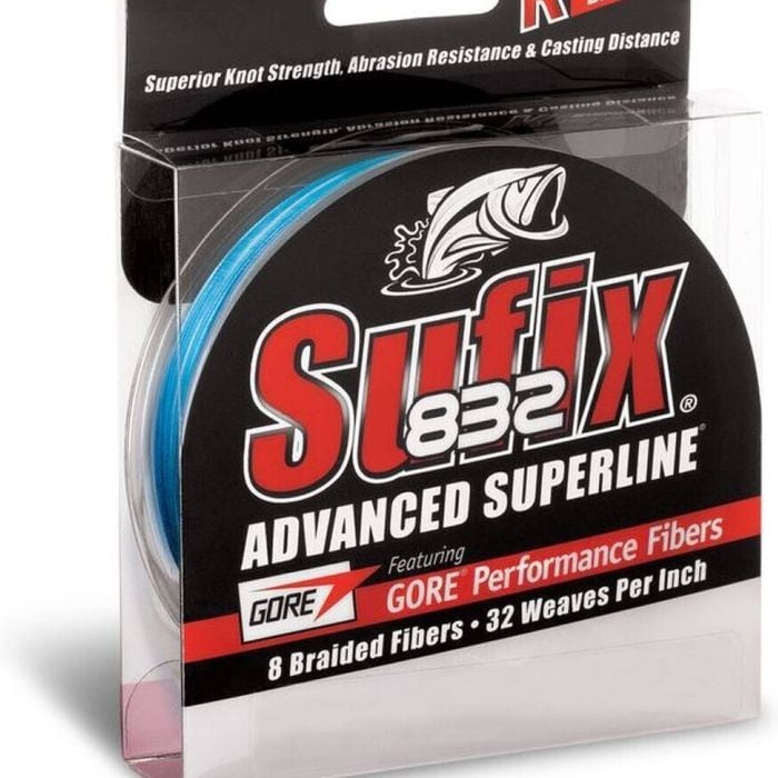 150yd Spool of 80lb Sufix 832 Advanced Superline Fishing Braid - Coastal Camo