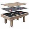 TOPONE Ayesha 3-IN-1 Pool Table/Billiard Table/Table Tennis Table/Dinning Table 7FT/8FT - 8FT TABLE