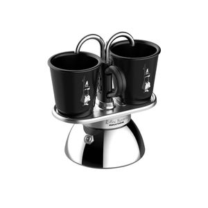 Bialetti Mini Express Induction Espresso Maker 2 Cup Black