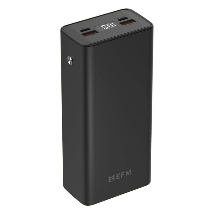 EFM 30 000mAh Digital Power BankWith 20W Output - Black