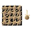 Catzon 16 Pcs Shiny Christmas Ball Ornaments 6CM with Bow for Holiday Wedding Decor-Gold