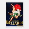 Galrie Bellardi Vermouth 1927 Vintage Advertising Poster Classic Art for Home Decor, Poster Only, 50 x 70cm (20 x 28inch)