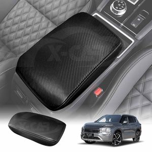 Armrest Cover For Mitsubishi Outlander 2021-onwards Center Console Interior Decoration Protector Accessories Pu Leather