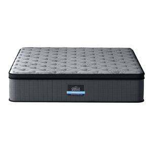Giselle Queen Mattress 34cm Euro Top 5-Zone Latex Edge Support Pocket Spring